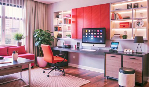 Home office setup